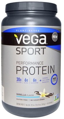 Vega, Sport Performance Protein, Vanilla Flavor, 29.2 oz (828 g) ,والرياضة، والرياضة، والبروتين