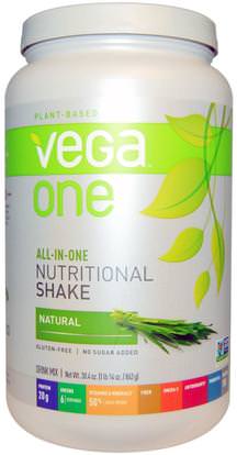 Vega, Vega One, All-In-One Nutritional Shake, Natural, 30.4 oz (862 g) ,المكملات الغذائية، سوبرفوودس