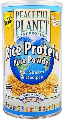 VegLife, Rice Protein Pure Powder, Unflavored, 20.4 oz (580 g) ,المكملات الغذائية، البروتين، بروتين الأرز