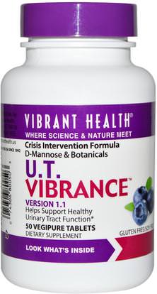 Vibrant Health, U.T. Vibrance, Version 1.1, 50 Vegipure Tablets ,المكملات الغذائية، د- مانوز