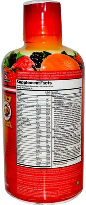 الفيتامينات، الفيتامينات السائلة Garden of Life, Vitamin Code Liquid, Multivitamin Formula, Fruit Punch Flavor, 30 fl oz (900 ml)