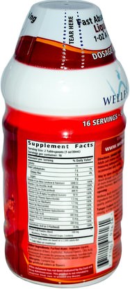 الفيتامينات، الفيتامينات السائلة Wellesse Premium Liquid Supplements, Multi Vitamin+, Sugar Free, Natural Citrus Flavor, 16 fl oz (480 ml)