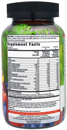 الفيتامينات، الفيتامينات المتعددة، الأطفال الفيتامينات، منتجات حساسة للحرارة Irwin Naturals, BerryLicious Super Multi, Sweet Berry, 30 Chewy Fruity Soft Chews