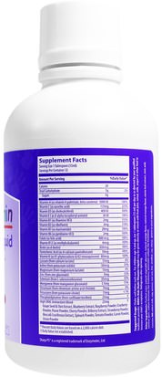 الفيتامينات، الفيتامينات المتعددة، الأطفال الفيتامينات المتعددة، الفيتامينات السائلة MRM, Kids Multi-Vitamin Liquid, Orange-Mango, 16 fl oz (480 ml)