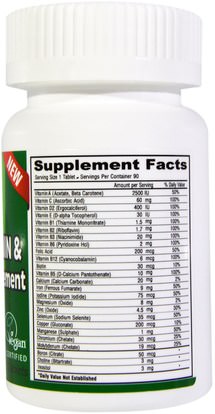 الفيتامينات، الفيتامينات Deva, Vegan, Multivitamin & Mineral Supplement, Tiny Tablets, 90 Tablets