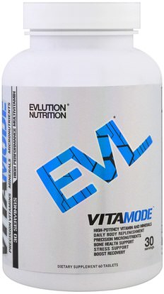 الفيتامينات، الفيتامينات EVLution Nutrition, VitaMode, 60 Tablets