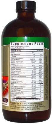 الفيتامينات، الفيتامينات المتعددة، الفيتامينات السائلة Natures Answer, Liquid Multiple Vitamins, 16 fl oz (480 ml)