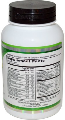 الفيتامينات، الفيتامينات المتعددة، الأعشاب المتعددة Irwin Naturals, Dr. Linus Pauling, Super Multi Vitamin, with Herbs & Energizers, 120 Caplets
