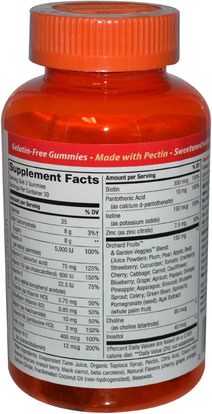 الفيتامينات، الفيتامينات Natures Way, Alive!, Adult Multi-Vitamin, Fruit Flavors, 90 Gummies