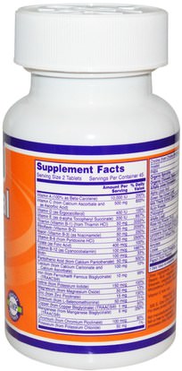 الفيتامينات، الفيتامينات Now Foods, Special Two, Multi Vitamin, 90 Tablets
