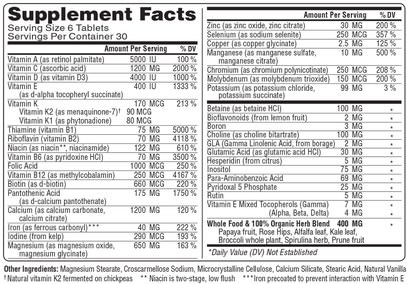 الفيتامينات، الفيتامينات قبل الولادة، النساء Super Nutrition, PreNatal Blend, 180 Tablets