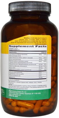 الفيتامينات، فيتامين ب المعقدة Country Life, Coenzyme B-Complex Caps, 240 Vegetarian Capsules