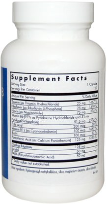 الفيتامينات، فيتامين ب المركب، فيتامين ب Allergy Research Group, Super Vitamin B Complex, 120 Veggie Caps