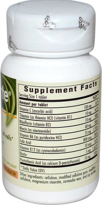 الفيتامينات، فيتامين ب Enzymatic Therapy, Biotin Forte, Extra Strength, 5 mg, 60 Tablets