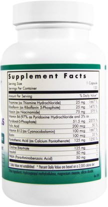 الفيتامينات، فيتامين ب Nutricology, Super B Vitamins, 120 Veggie Caps