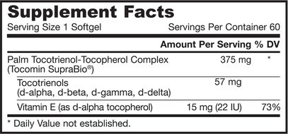 الفيتامينات، فيتامين e، فيتامين e توكوترينولز Jarrow Formulas, Toco-Sorb, Mixed Tocotrienols and Vitamin E, 60 Softgels