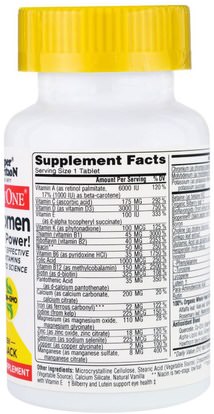 الفيتامينات، النساء الفيتامينات Super Nutrition, SimplyOne, 50+ Women, Triple Power Multivitamins, 30 Tablets