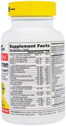 الفيتامينات، النساء الفيتامينات Super Nutrition, SimplyOne, 50+ Women, Triple Power Multivitamins, Iron Free, 30 Tablets
