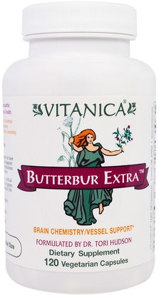 Vitanica, Butterbur Extra, 120 Veggie Caps ,والصحة، والنساء، ودوالي الوريد الرعاية