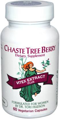 Vitanica, Chaste Tree Berry, Vitex Extract Plus for Women, 60 Veggie Caps ,الأعشاب، التوت العفريت
