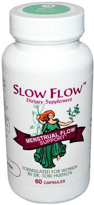 Vitanica, Slow Flow, Menstrual Flow Support, 60 Capsules ,الصحة، متلازمة ما قبل الحيض، بريمنستروال