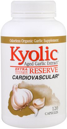 Wakunaga - Kyolic, Aged Garlic Extract, Extra Strength Reserve, 120 Capsules ,Herb-sa