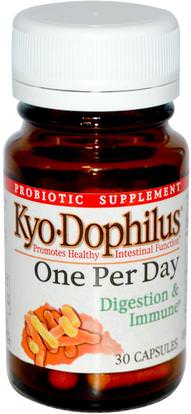 Wakunaga - Kyolic, Kyo Dophilus, One Per Day, Digestion & Immune, 30 Capsules ,Herb-sa