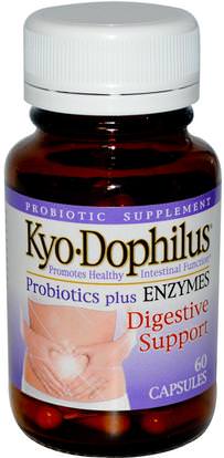 Wakunaga - Kyolic, Kyo Dophilus, Probiotics Plus Enzymes, 60 Capsules ,Herb-sa