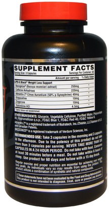 وفقدان الوزن، والنظام الغذائي Nutrex Research Labs, Lipo6 Black, Extreme Potency, Weight Loss, 120 Capsules