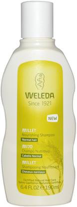 Weleda, Millet Nourishing Shampoo, 6.4 fl oz (190 ml) ,حمام، الجمال، الشامبو، الشعر، فروة الرأس، مكيف