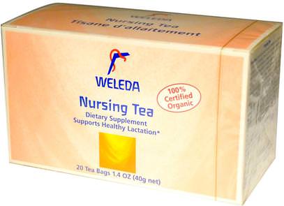 Weleda, Nursing Tea, 20 Tea Bags, 1.4 oz (40 g) ,الطعام، شاي الأعشاب