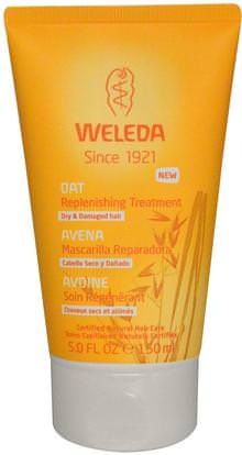 Weleda, Oat Replenishing Treatment, 5.0 fl oz (150 ml) ,حمام، الجمال، مكيفات، الشعر، فروة الرأس، الشامبو، مكيف