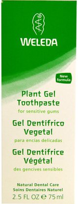 Weleda, Plant Gel Toothpaste, 2.5 fl oz (75 ml) ,حمام، الجمال، معجون أسنان