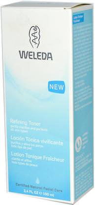 Weleda, Refining Toner, 3.4 fl oz (100 ml) ,الجمال، أحبار الوجه، العناية بالوجه، الجلد