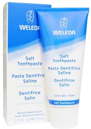 Weleda, Salt Toothpaste, 2.5 fl oz (75 ml) ,حمام، الجمال، معجون أسنان