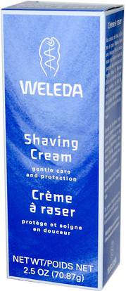 Weleda, Shaving Cream, 2.5 oz (70.87 g) ,حمام، الجمال، كريم الحلاقة
