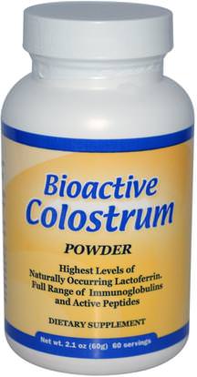Well Wisdom, Bioactive Colostrum Powder, 2.1 oz (60 g) ,المكملات الغذائية، منتجات الأبقار، اللبأ