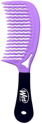 Wet Brush, Detangle Comb, Purple, 1 Comb ,حمام، الجمال، دقة بالغة، فروة الرأس