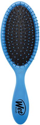 Wet Brush, Original Detangler Brush, Blue, 1 Brush ,حمام، الجمال، دقة بالغة، فروة الرأس
