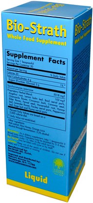 Herb-sa Bio-Strath, Whole Food Supplement, Stress & Fatigue Formula, 3.4 fl oz (100 ml) Liquid