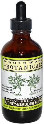 Whole World Botanicals, Royal Break-Stone, Kidney-Bladder Support, 4 oz (118 ml) ,الصحة، المثانة، الكلى