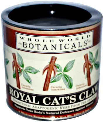 Whole World Botanicals, Royal Cats Claw, 4.4 oz (125 g) ,الأعشاب، القطط، مخلب، (وا، دي، غاتو)