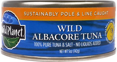 Wild Planet, Wild Albacore Tuna, 5 oz (142 g) ,Herb-sa