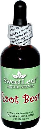 Wisdom Natural, SweetLeaf, Liquid Stevia, Root Beer, 2 fl oz (60 ml) ,الطعام، المحليات، ستيفيا