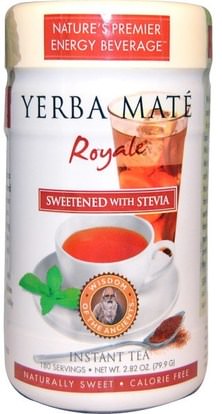 Wisdom Natural, Yerba Mate Royale, Sweetened with Stevia, Instant Tea, 2.82 oz (79.9 g) ,الطعام، شاي الأعشاب، يربا، ميت