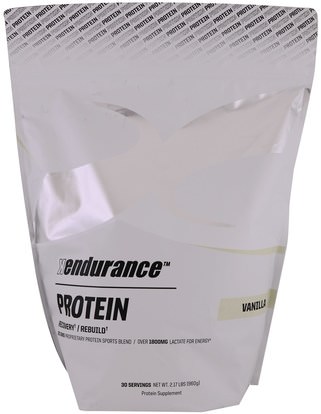 Xendurance, Protein, Vanilla, 2.17 lbs (960 g) ,والرياضة، والمكملات الغذائية، بروتين مصل اللبن