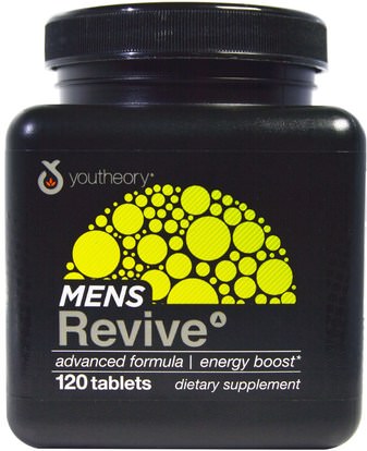 Youtheory, Mens Revive, Advanced Formula, 120 Tablets ,والرياضة، والرياضة، والعضلات