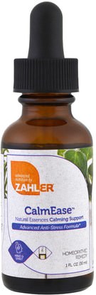 Zahler, CalmEase, Natural Essences Calming Support, 1 fl oz (30 ml) ,والمكملات الغذائية، المثلية