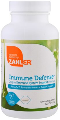 Zahler, Immune Defense, Original Immune System Support Formula, 120 Capsules ,الفيتامينات، المكملات الغذائية