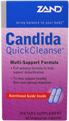 Zand, Candida Quick Cleanse, 60 Veggie Caps ,الصحة، المبيضات